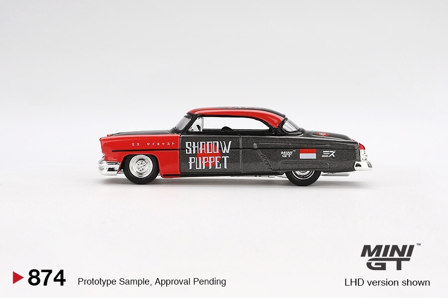 Mini GT x Mizu Diecast 1:64 Lincoln Capri Hot Rod 1954 “Shadow Puppet” #874