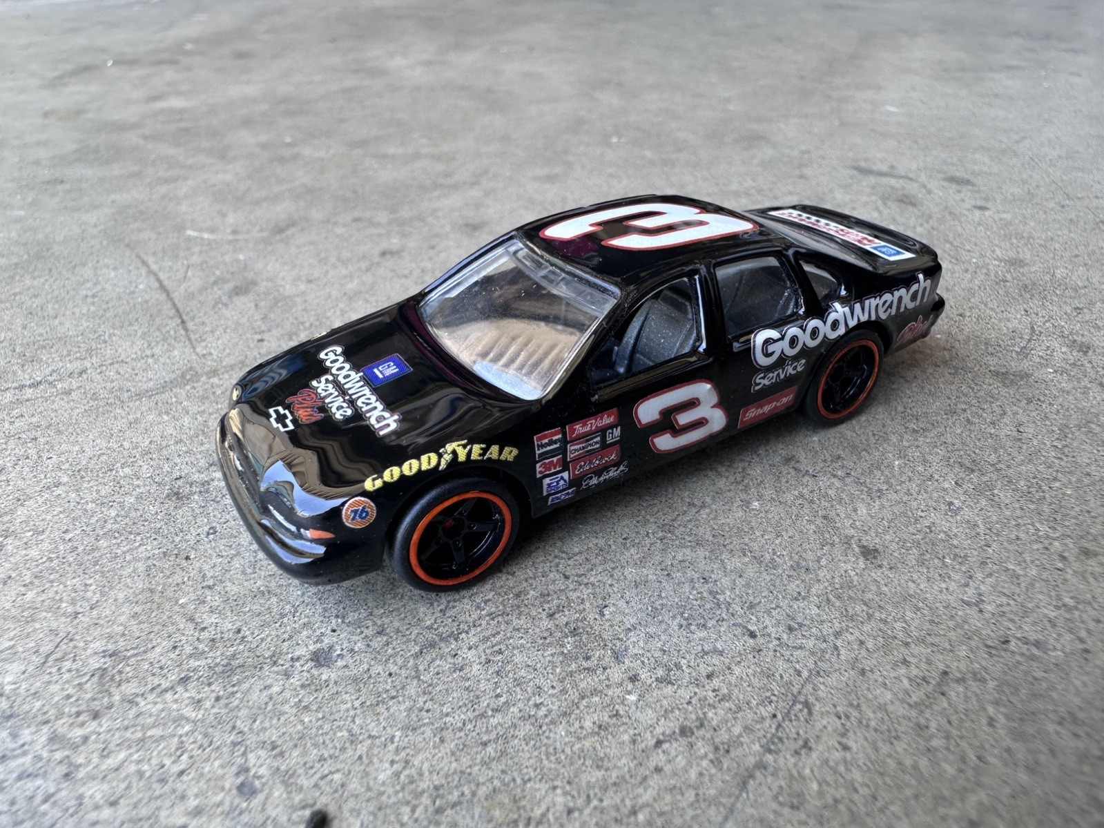 CUSTOM MADE Hot Wheels Goodwrench Chevy Impala SS Wheel Swap Automotive Clear