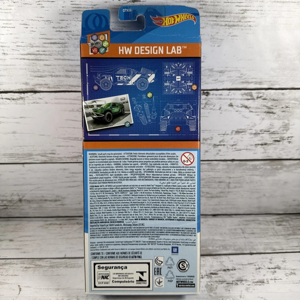 Hot Wheels HW Design Lab 5 Pack Tech Series Mattel Diecast Cars Sealed