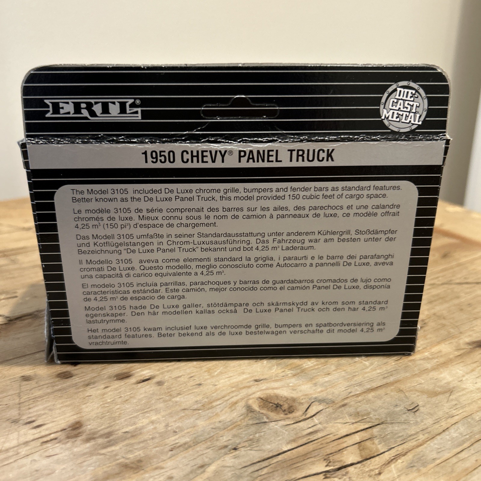Ertl 1950 Chevy Panel Truck Classic Vehicles Die Cast Metal Deli Supply with Box