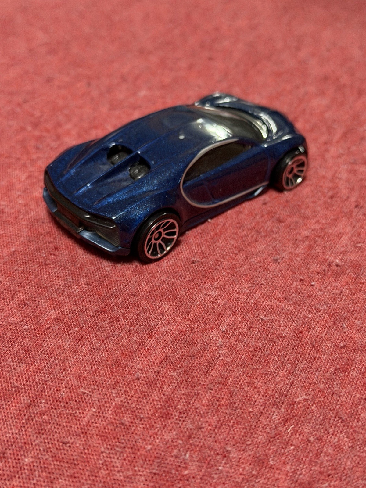 🔥2018 Hot Wheels 2016 Bugatti Chiron Blue Loose VHTF🔥