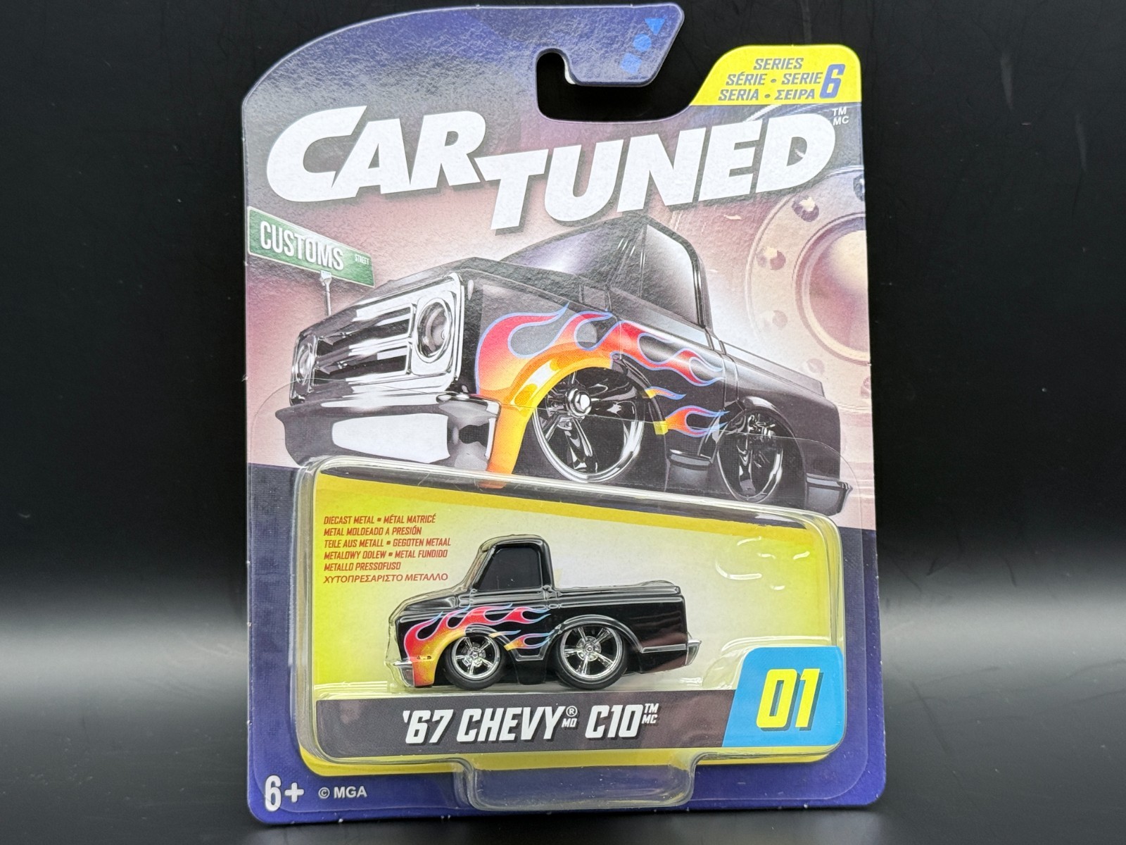 Cartuned 67 Chevy C10 Black Series 6 Hobby Alt. 2026 #01 1/64