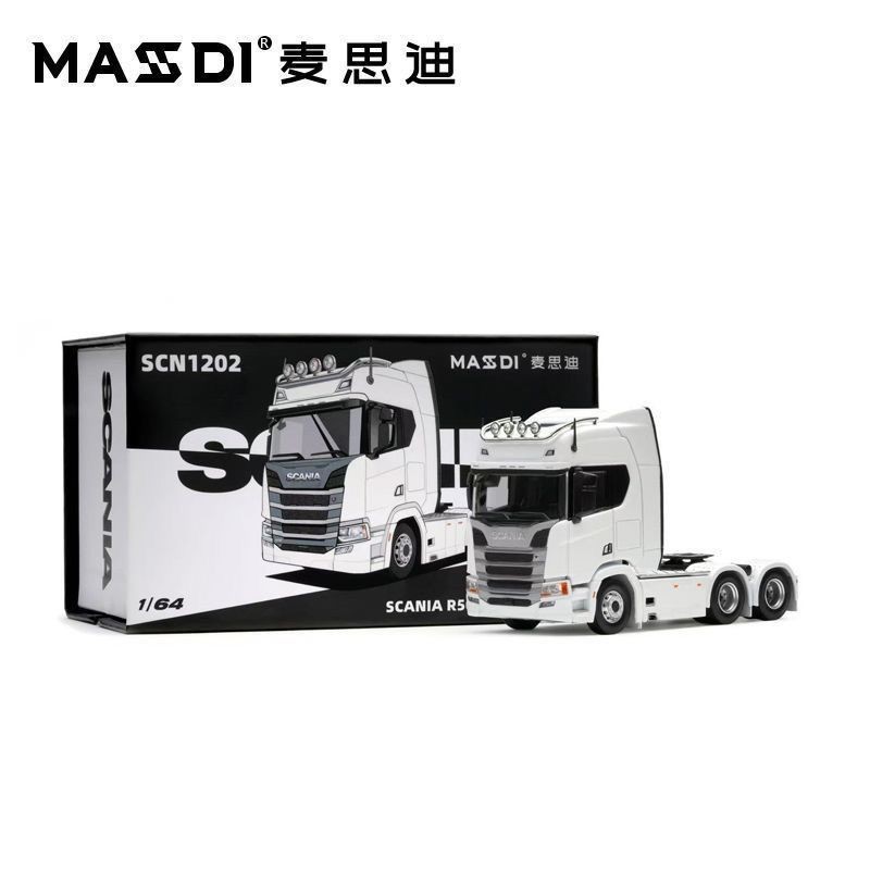 MASDI 1:64 Scania R500 Tractor Unit Semi Truck Head Full Diecast Metal