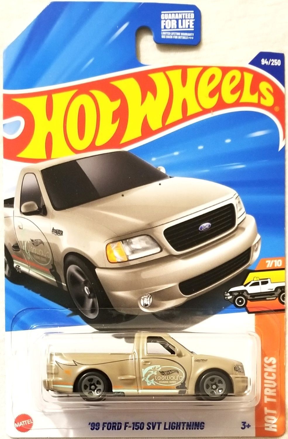 Hot Wheels – 2025 Hot Trucks 7/10 ’99 Ford F-150 SVT Lightning 94/250 (BBJBB53)