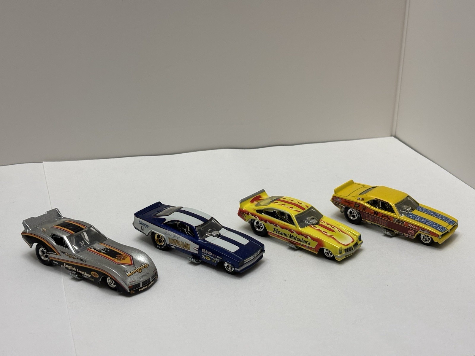 Hot Wheels DRAG STRIP DEMONS Lot X 4 Loose GREAT CONDITION Mongoose Real Riders