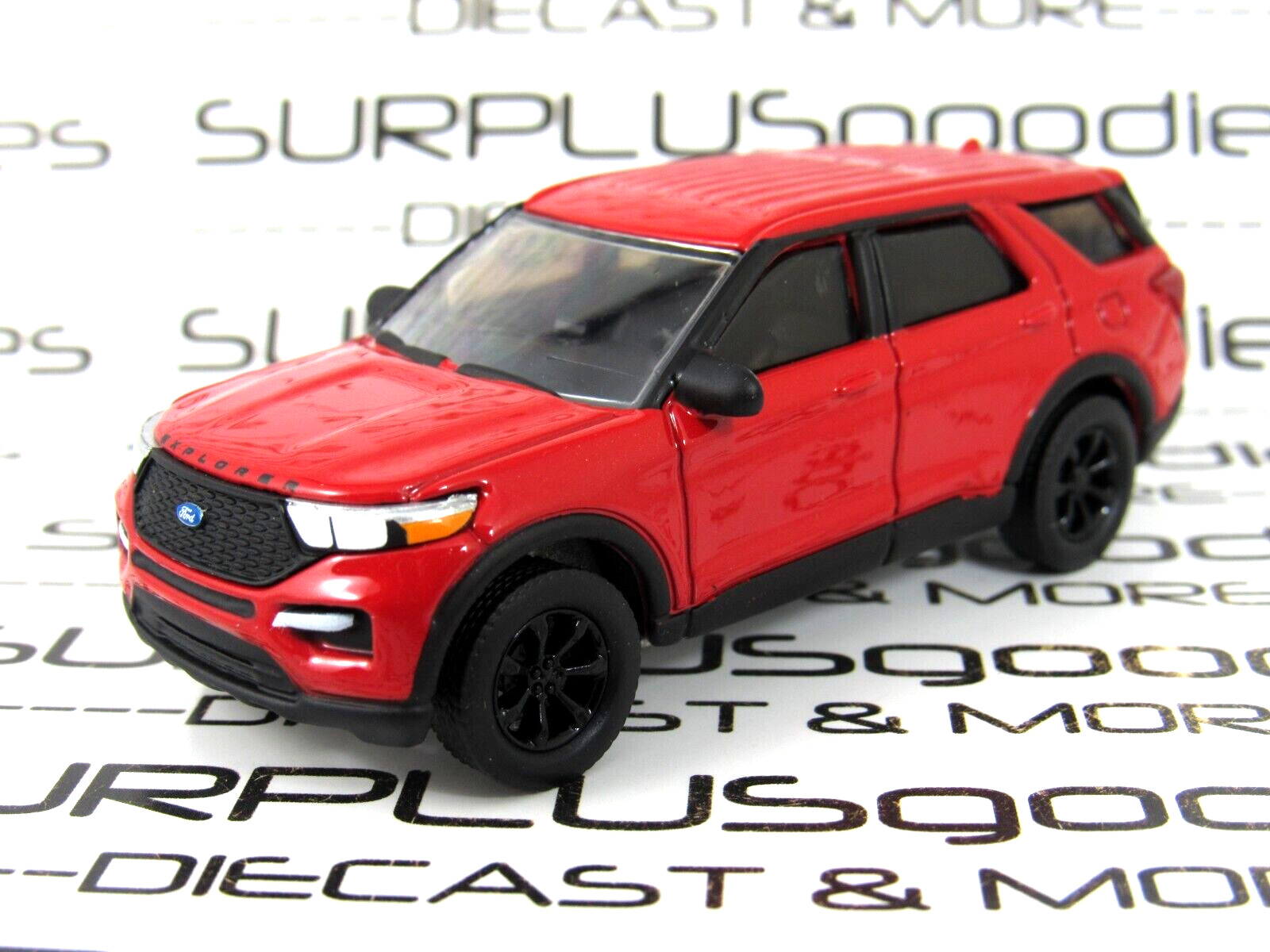 2023 Greenlight 1:64 LOOSE Showroom Floor R4: Red 2023 FORD EXPLORER ST SUV
