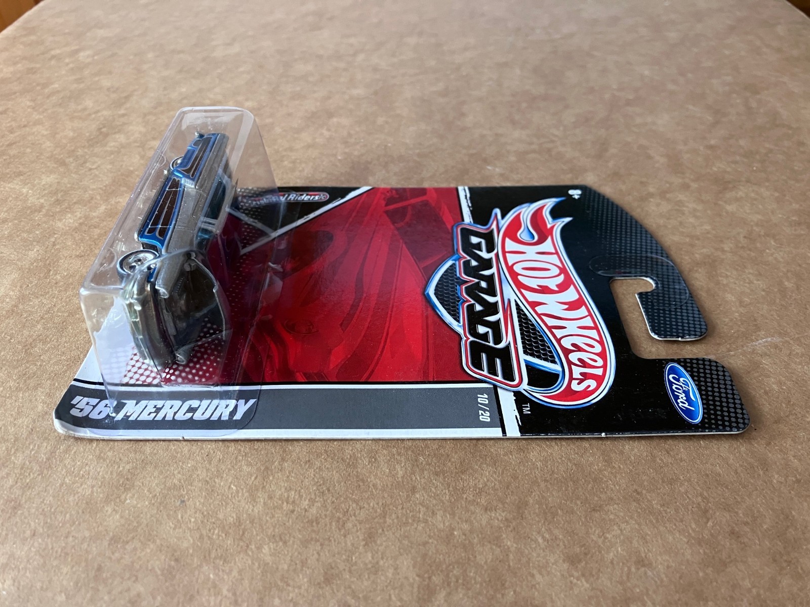 2010 Hot Wheels Garage ’56 Mercury Real Riders Silver, Blue and Black