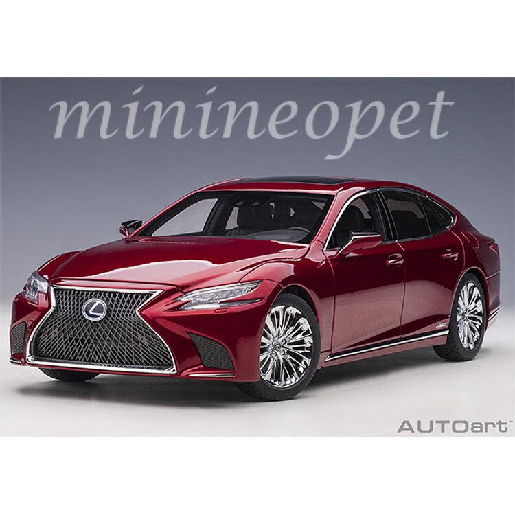AUTOart 78869 LEXUS LS 500H 1/18 MORELLO RED METALLIC / BLACK INTERIOR