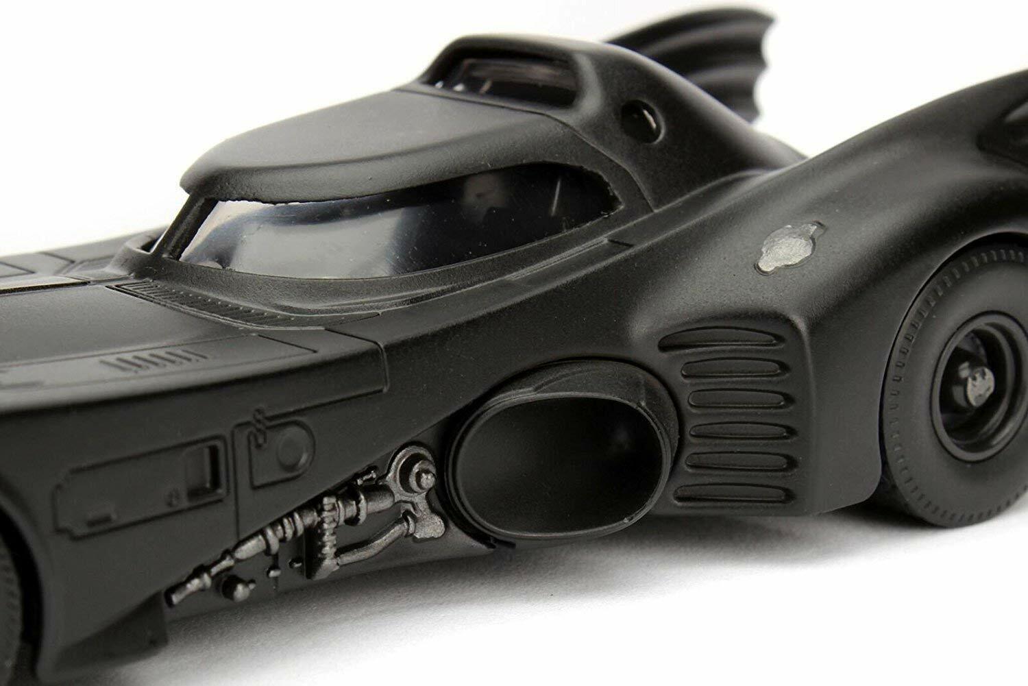 Batman Batmobile, 1989 Batmobile, Jada 98226 Diecast Model Toy Car, 5″, 1/32 NIB