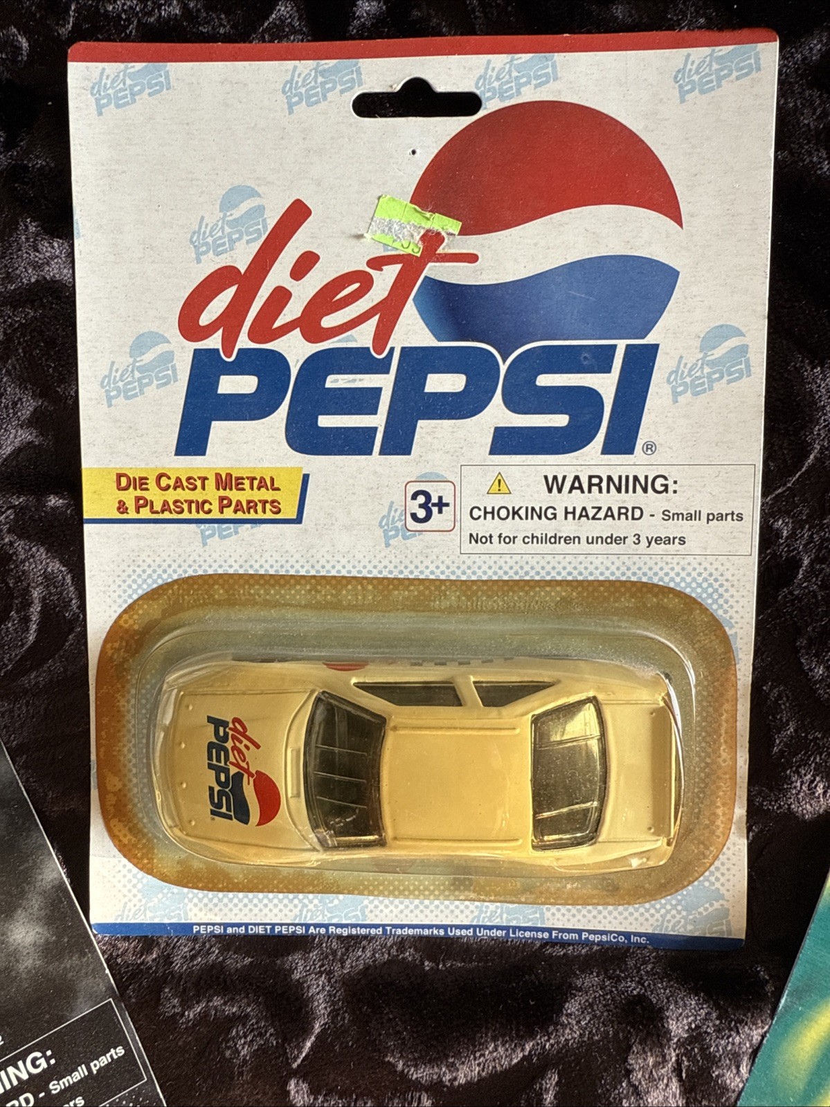 3 Golden Wheel Die Cast metal and plastic Pennzoil, Diet Pepsi, Mountain Dew