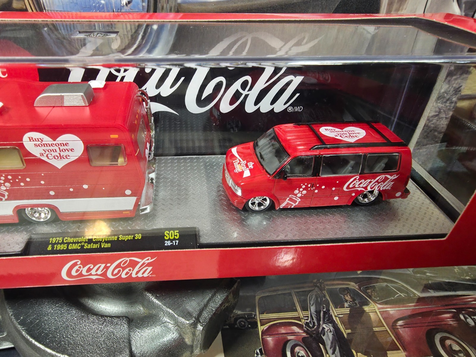 AUTO HAULERS “COCA-COLA” RELEASE S05, 3 PC SET 1/64 DIECAST MODELS M2 56000-S05