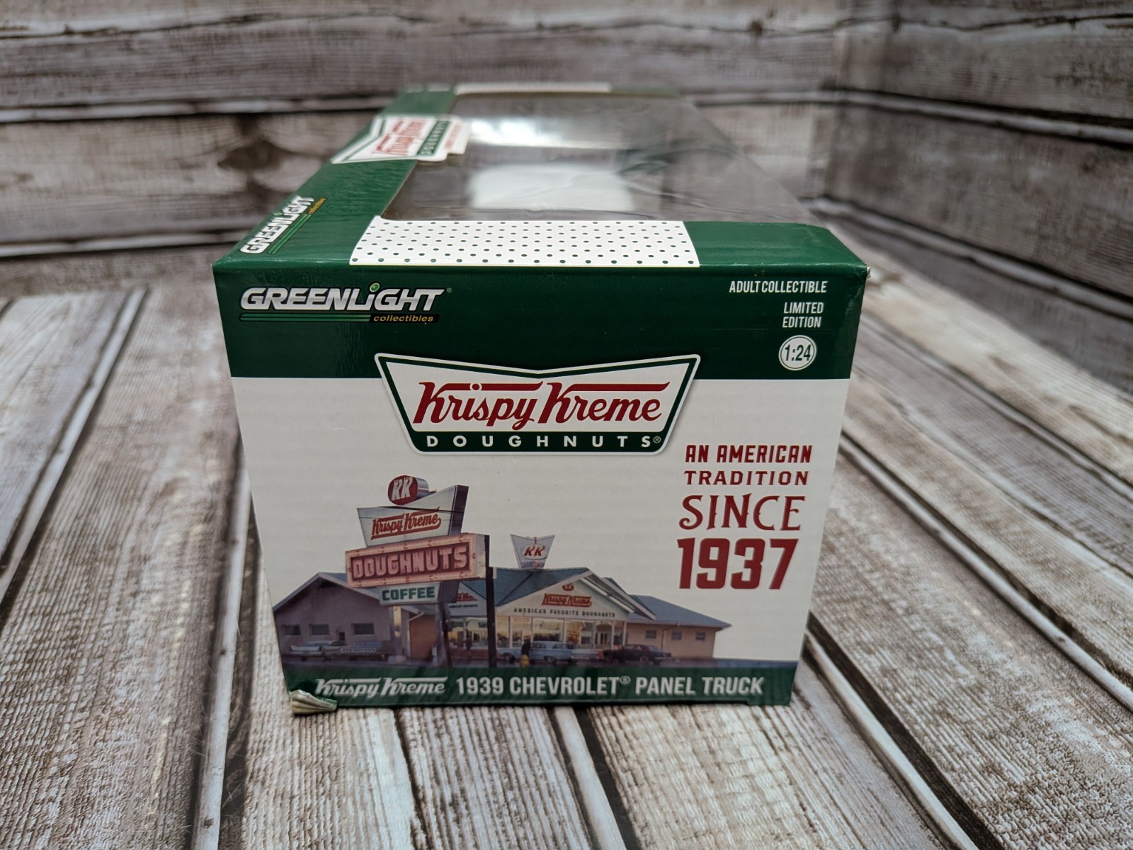 Greenlight Krispy Kreme 1939 Chevrolet Panel Truck 1:24 Scale