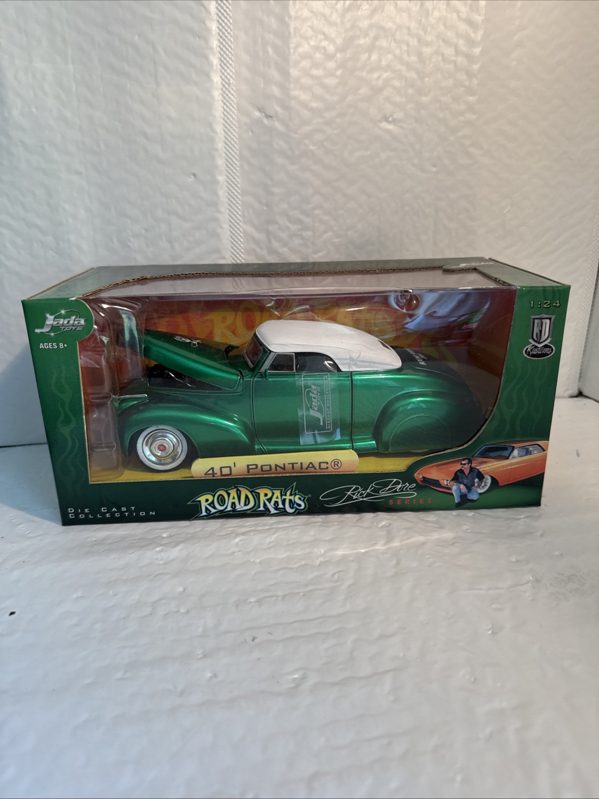 JADA Road Rats 40’PONTIAC 1:24 Metallic Green Rick Dore Series 1940 boumi shrine