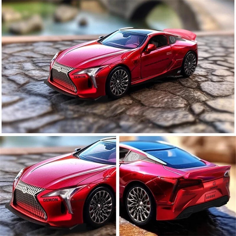 1:32 Lexus LC500 Alloy Sports Car Model Diecast Metal Toy Racing Car Vehicle