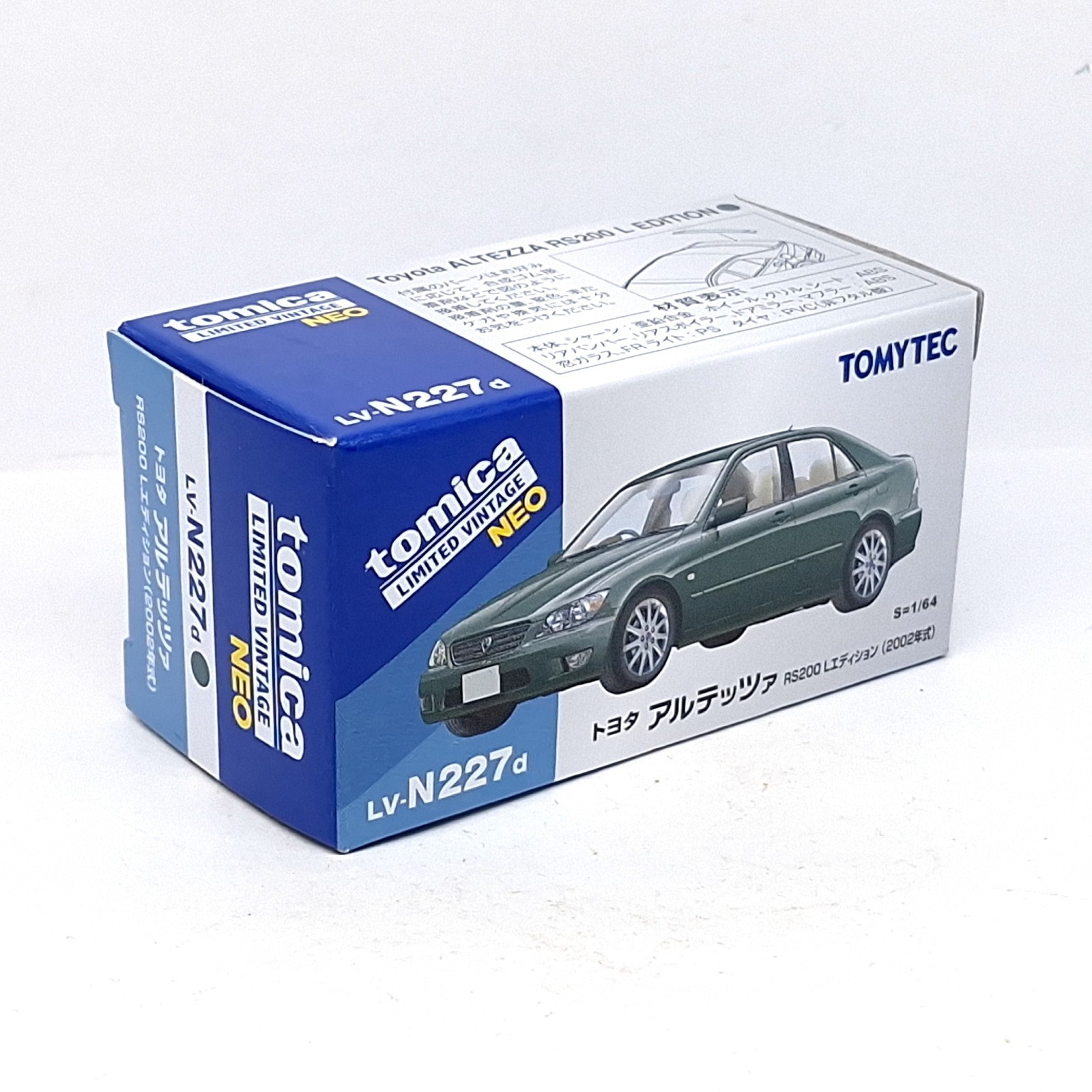 Tomica Limited Vintage NEO LV-N227d TOYOTA ALTEZZA RS200 L EDITION TOMYTEC (B)