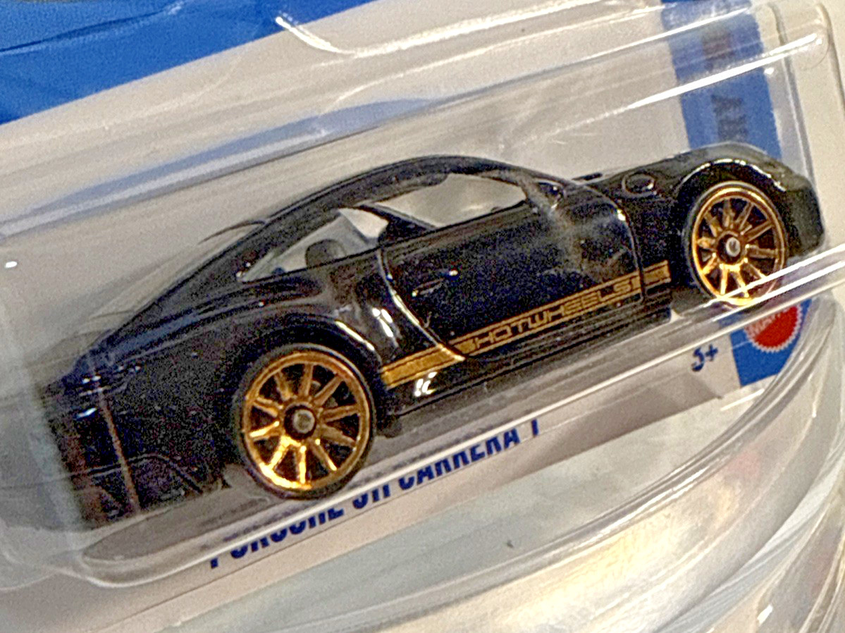 2026 Hot Wheels #15 1/5 PORSCHE 911 CARRERA T Black w/Gold ( LOT OF 2 – SALE )