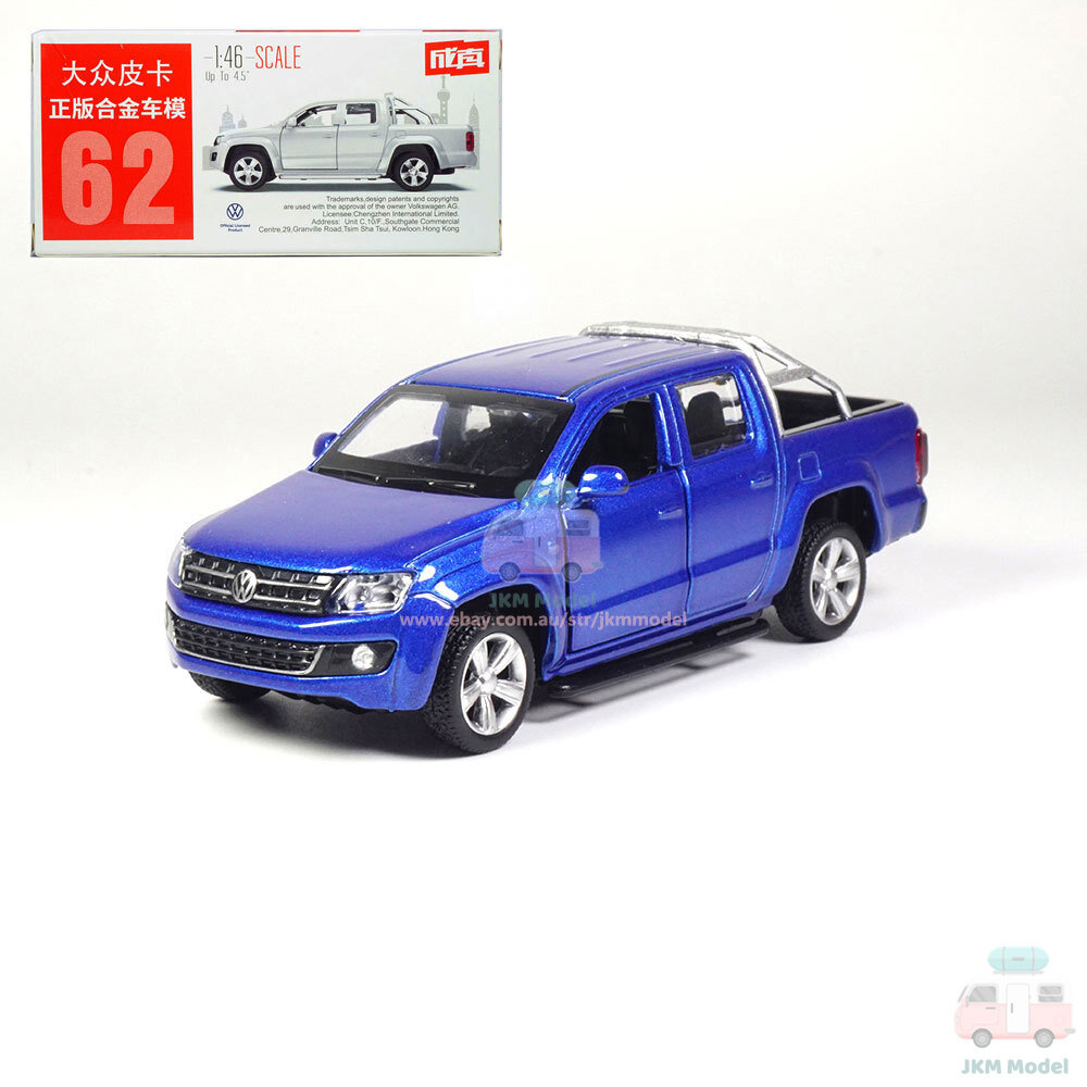 1:46 VW Amarok Pickup Model Car Diecast Toy Vehicle Kids Gift Collection Blue