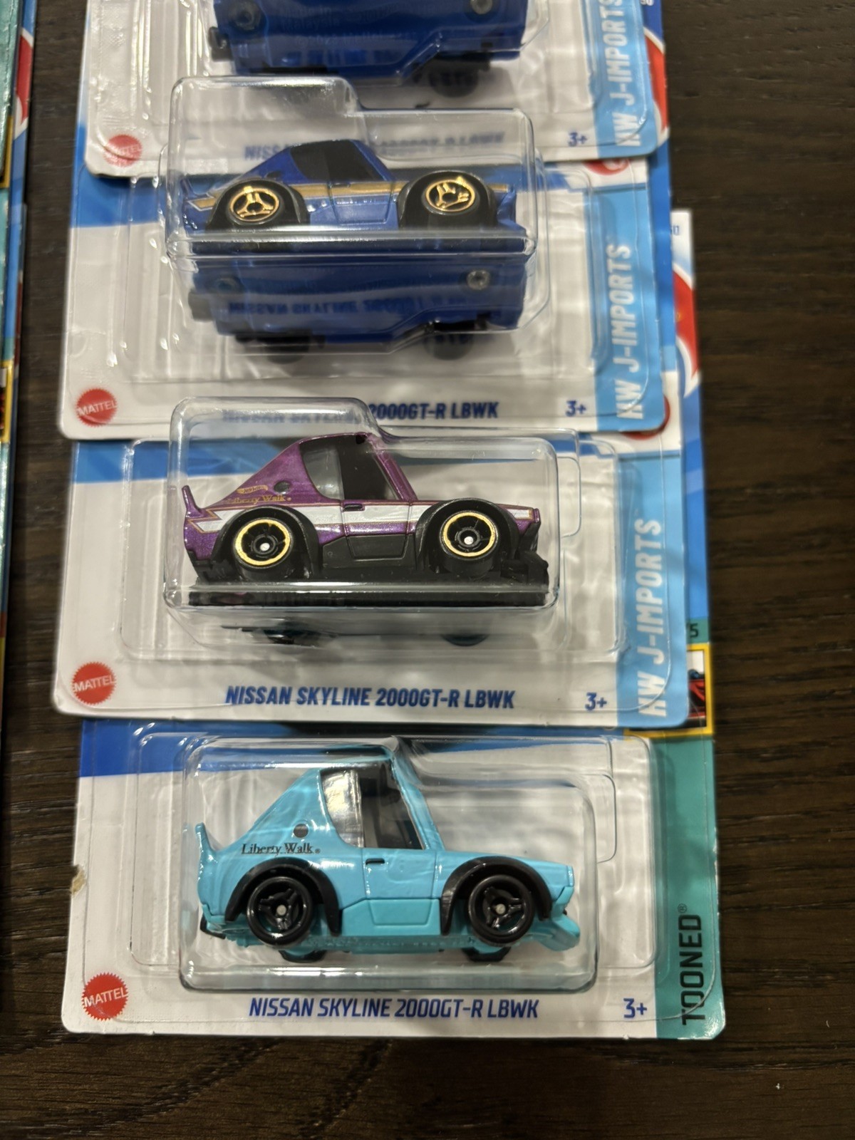 Hot Wheels Tooned Lot of 10 – Fast & Furious Supra Dodge Mazda Skyline