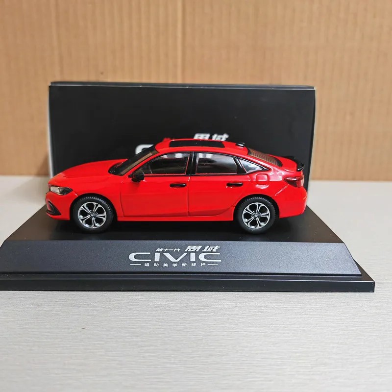 1:43 Honda Civic 2025 Alloy Sports Car Model Diecasts Metal Off-road Vehicles Ca
