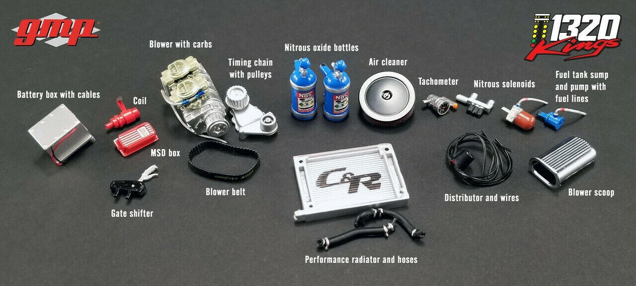 1:18 GMP 1320 DRAG KINGS ACCESSORY PACK – STOCK #18908 Brand New Pro Street
