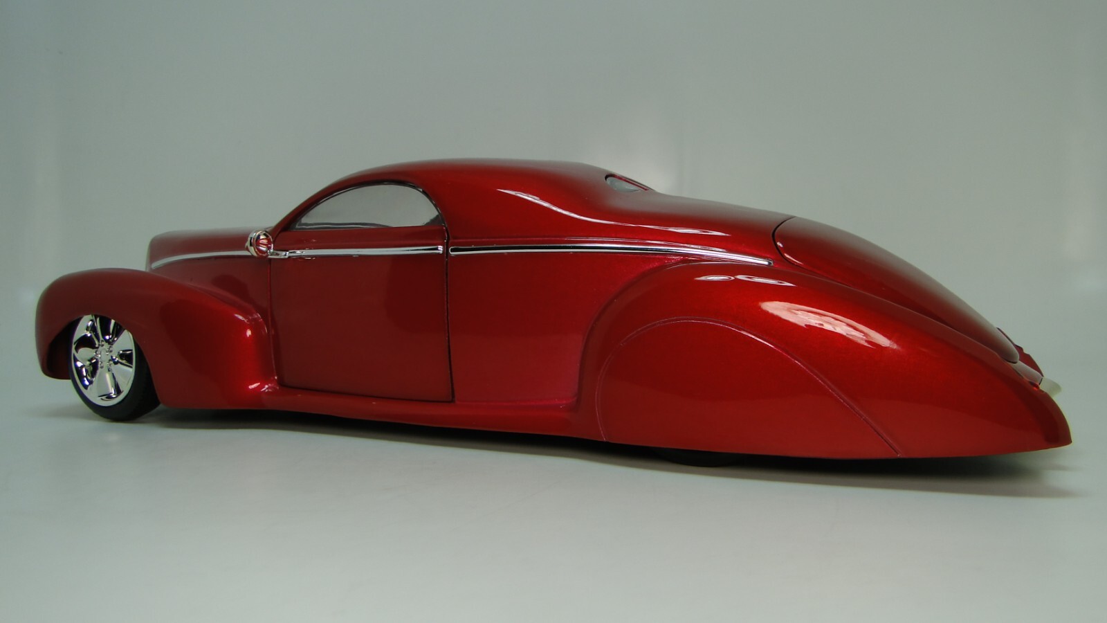 Hot Rod Ford Mecury Merc Chopped Dragster1:18Race Car Racing12Custom24Racer Red
