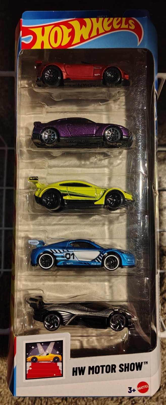 3 Brand New in Box Hot Wheels 5Pack Sets 2026 2 HW Motor Show & a HW Torque sets