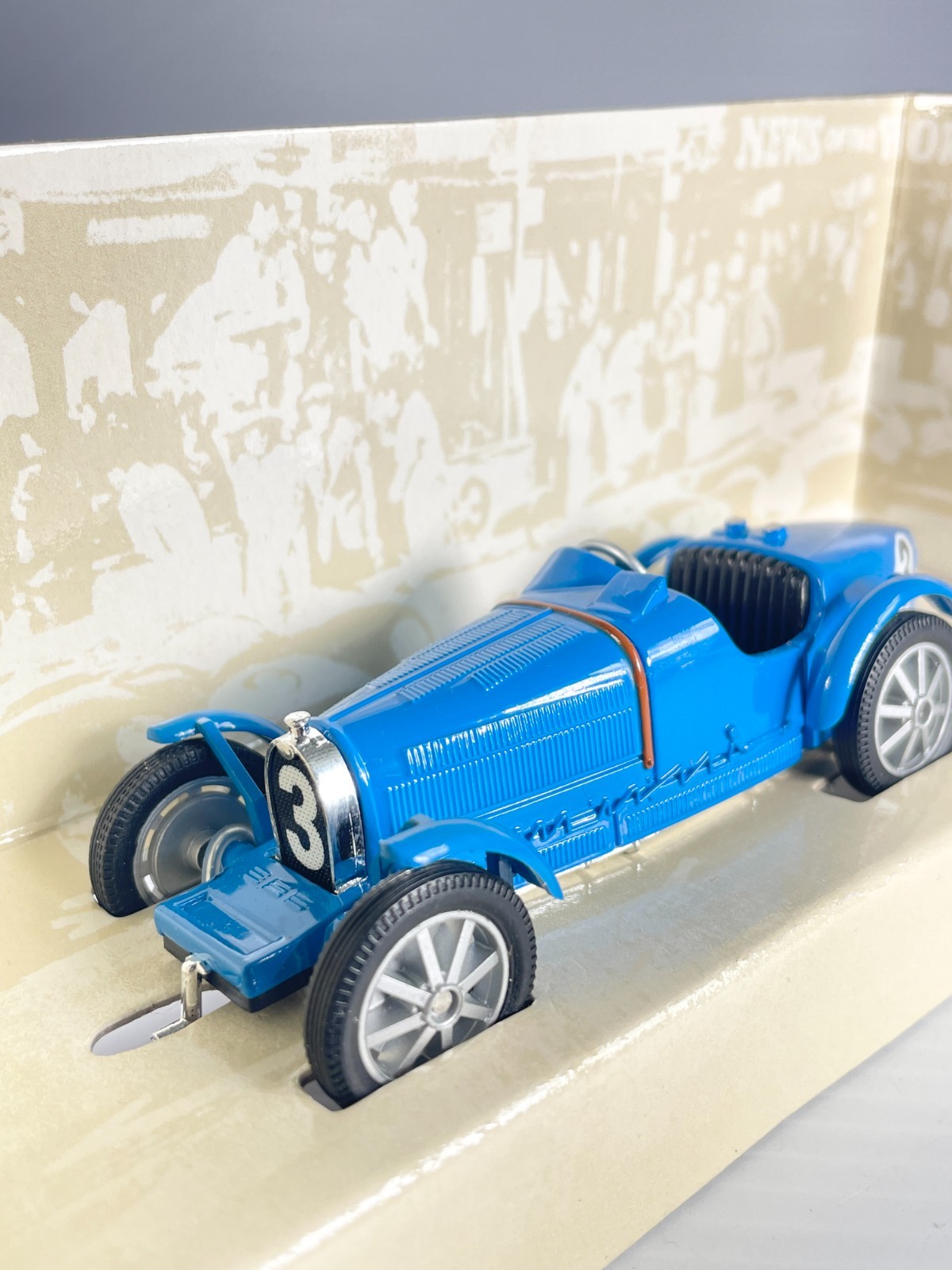 Corgi Bugatti Type 35 Racing Car 00202 1:36 Legends Of Speed Number 3 Boxed.