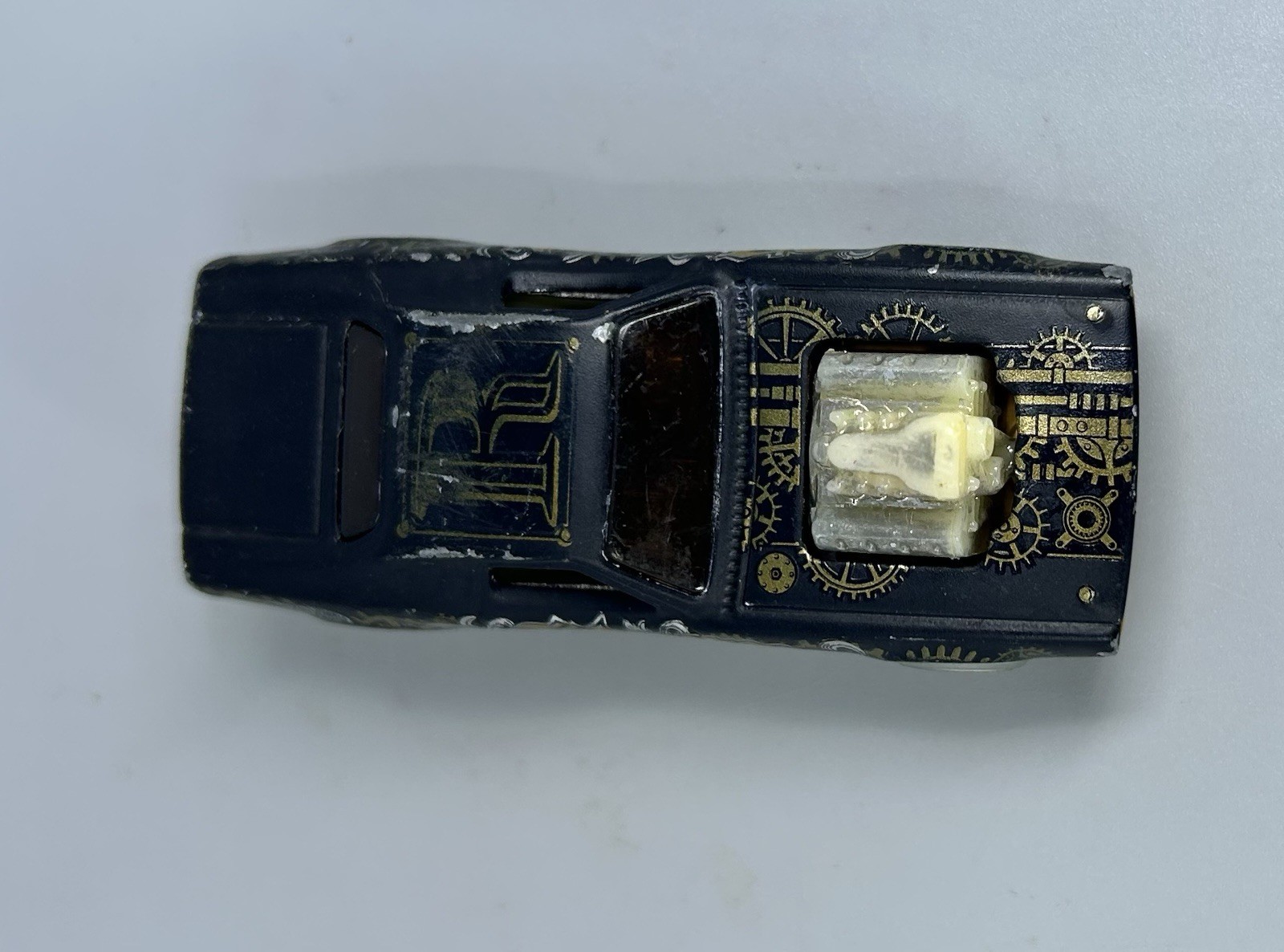 Hot Wheels 1970 Roger Dodger Black Gold Diecast Car 2015 Mattel Steampunk 1:64