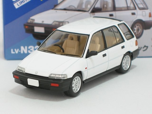 Tomica Limited Vintage Neo LV-N338A Honda Civic Pro White Time