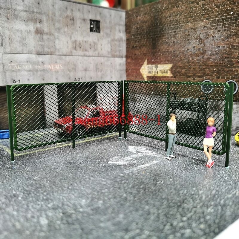 2 PCS 1:64/87 Fences Model Use for Mode Car Diorama Scene Display Accessories