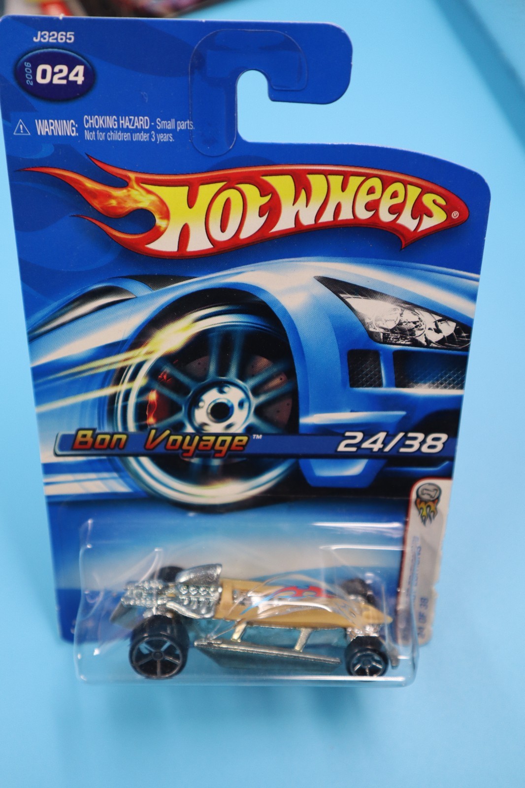 2006 Hot Wheels #24 First Editions 24/38 BON VOYAGE Silver w/o Wood Grain Tampo