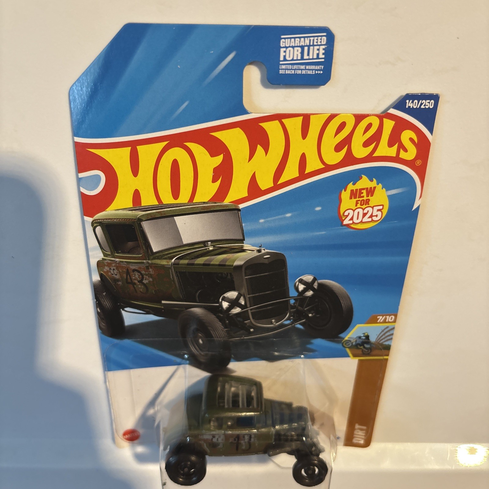 Hot Wheels Ford Model A Custom 31 Dirt 140/250 Rat Rod Style New for 2025 Mint