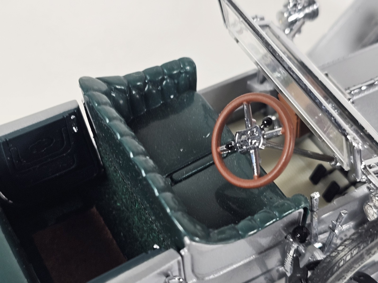 Rolls Royce Silver Ghost Franklin Mint Precision Model Car Boxed 1:24 Scale VGC