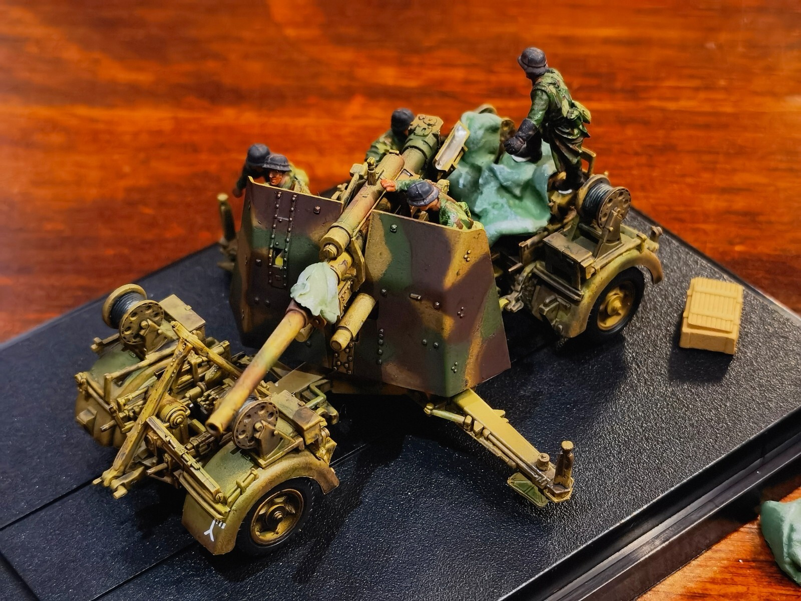 1/72 TANK 1:72 WW2 Germany PMA German 88 mm FLAK37 toy TotalWar