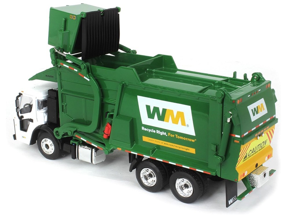 MACK LR GARBAGE TRUCK W/FRONT LOADER WASTE MANAGEMENT 1/64 FIRST GEAR 60-1796 D