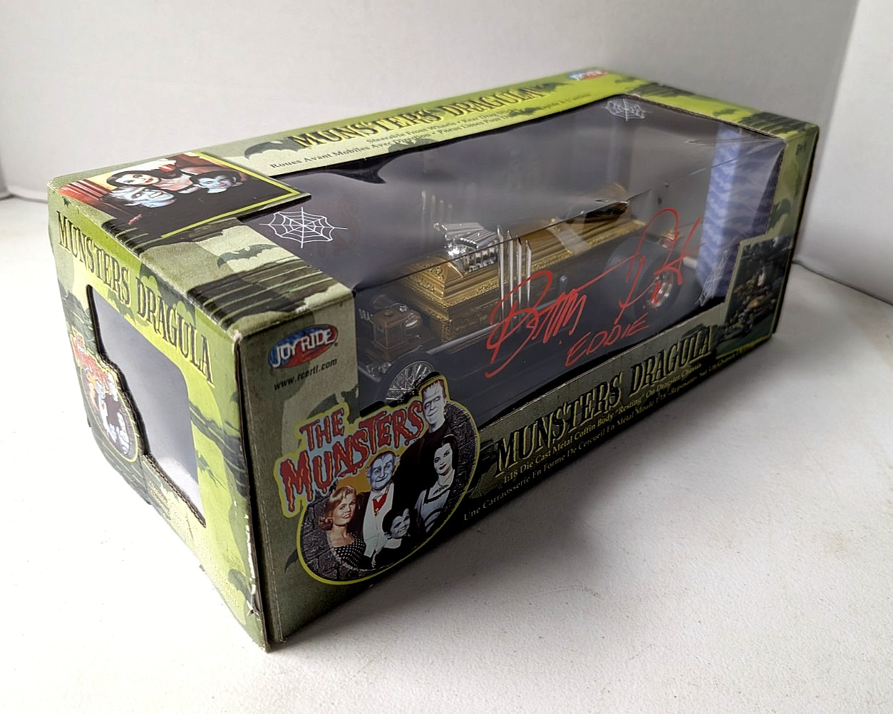 Munsters Dragula Coffin Body Dragster & Photo Signed by Butch Patrick “Eddie”