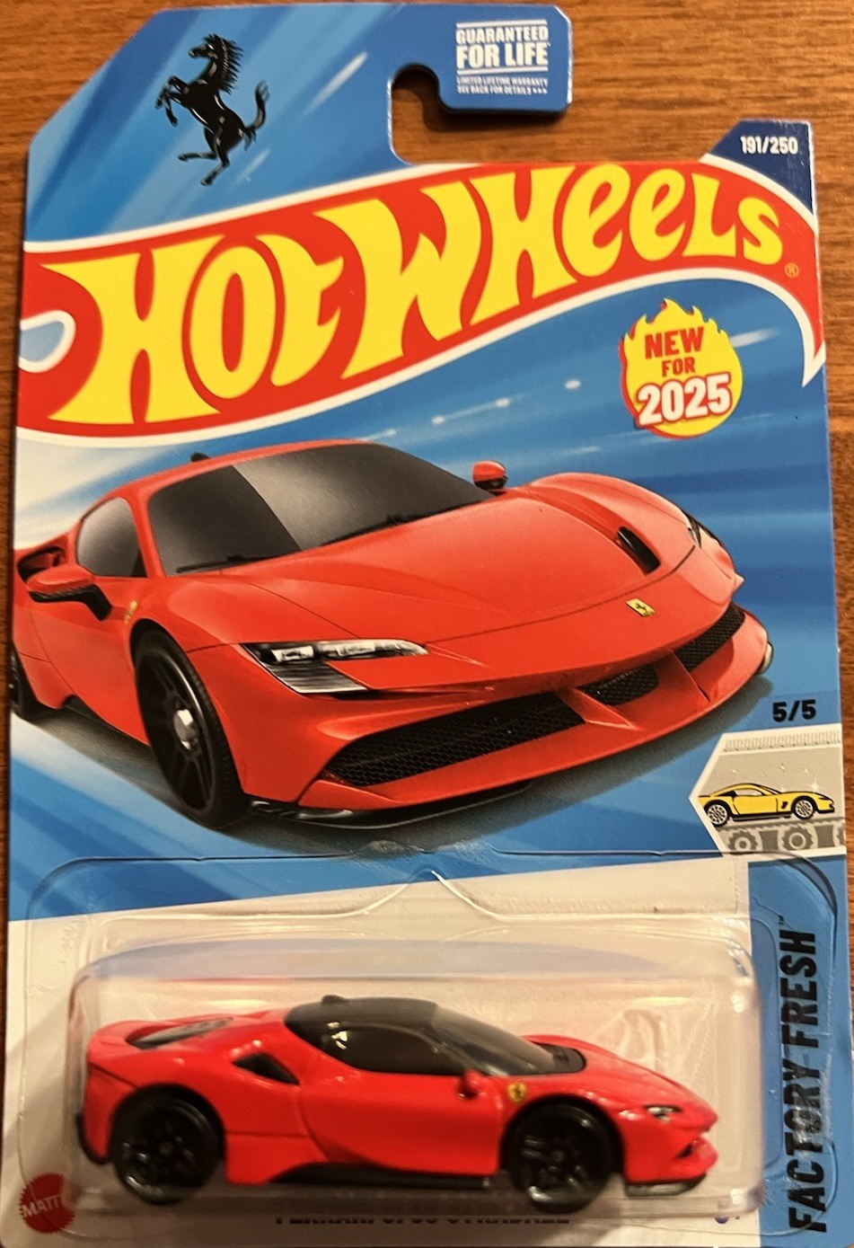 NEW 2025 Hot Wheels #191 Ferrari SF90 Stradale Red