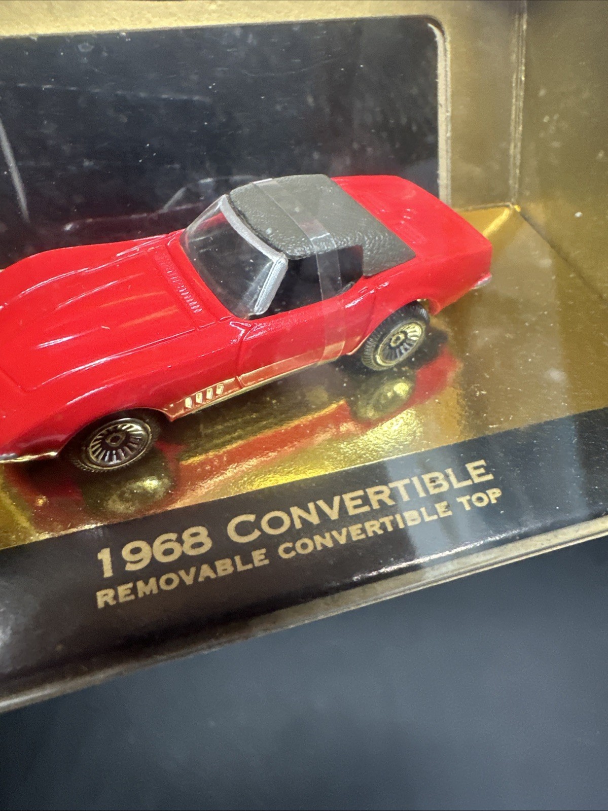 Micro Machines Corvette Series 1 1968 Convertible Removable Top 1998 RED Galoob
