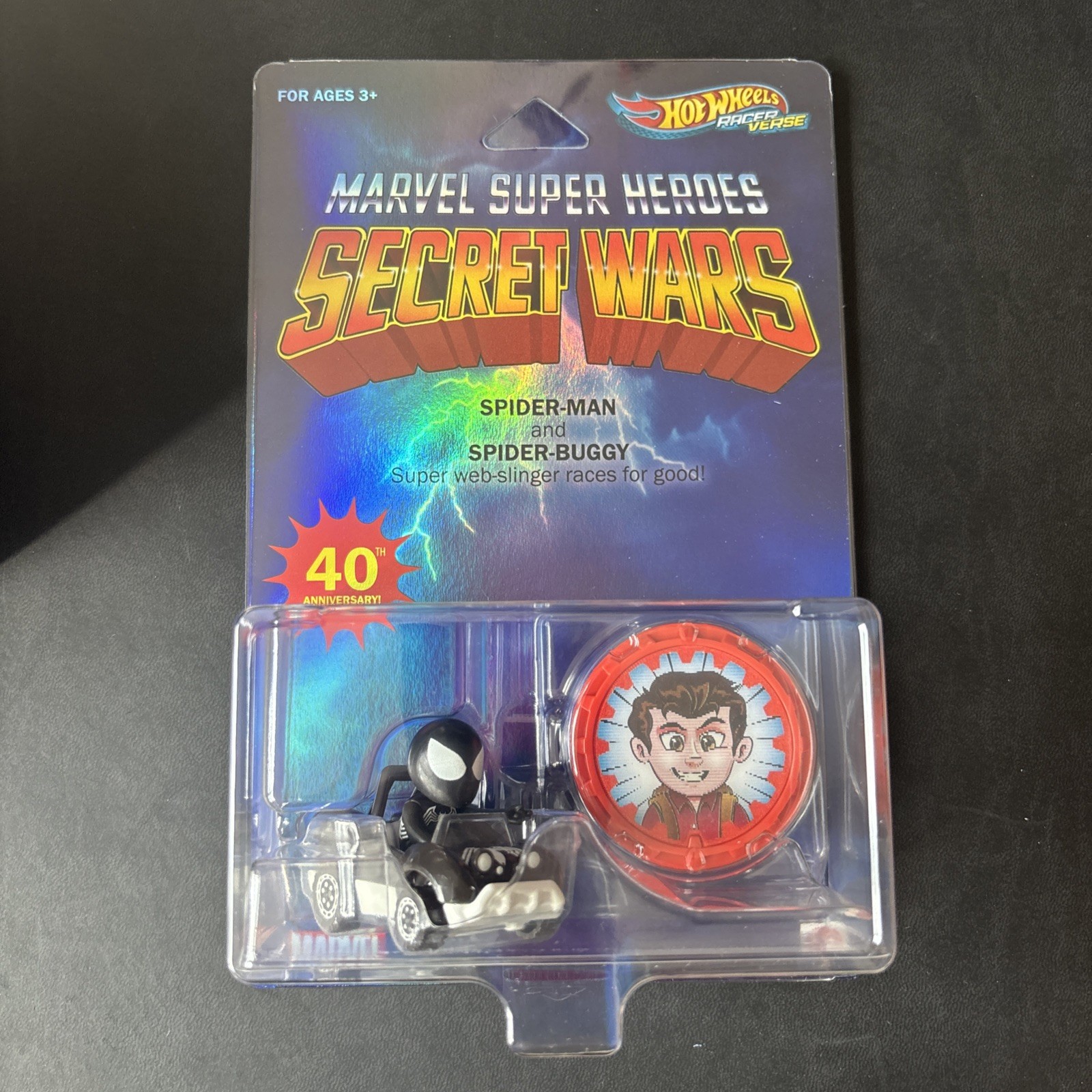 2024 MATTEL SDCC – Hot Wheels Marvel RacerVerse – Secret Wars SPIDER-MAN !