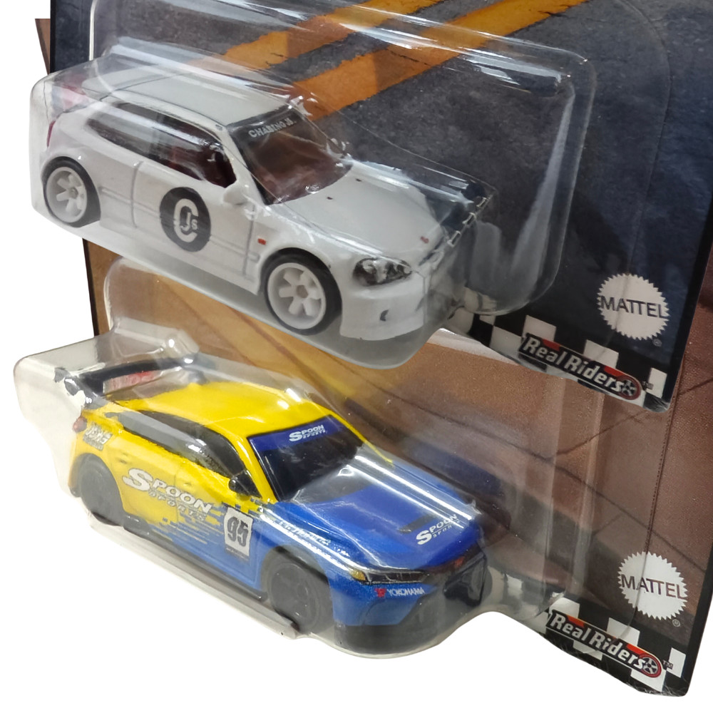 Hot Wheels 1999 Honda Civic Type-R & 2024 Honda Civic Type-R JDM 2pcs Lot