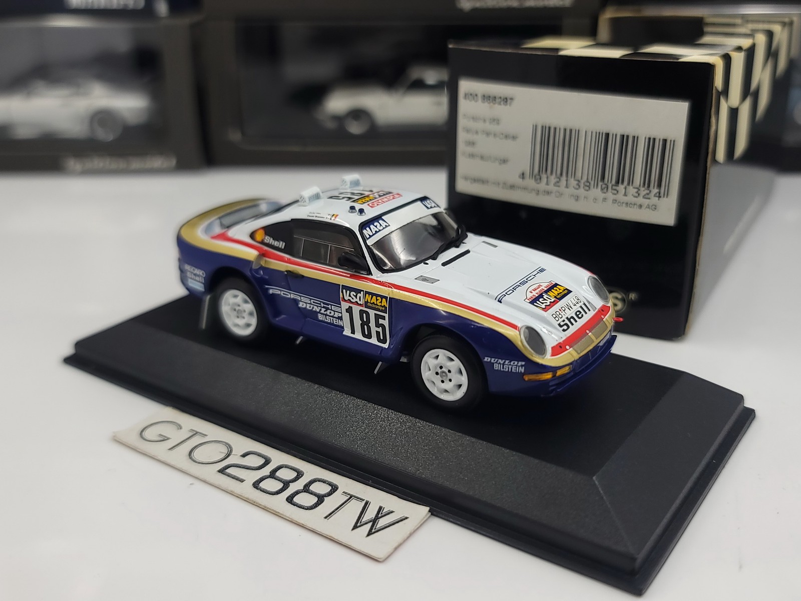 Minichamps 1:43 Porsche 959 Rallye/Rally Paris-Dakar 1986 #185 J.Ickx 400866285