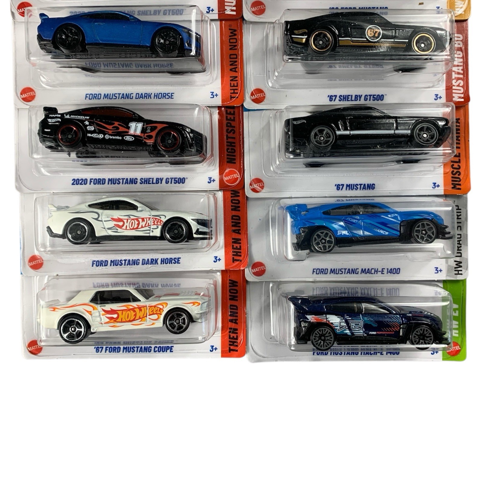 Hot Wheels FORD MUSTANG LOT OF 14 Different Variants HW 60 Years Then & Now NEW