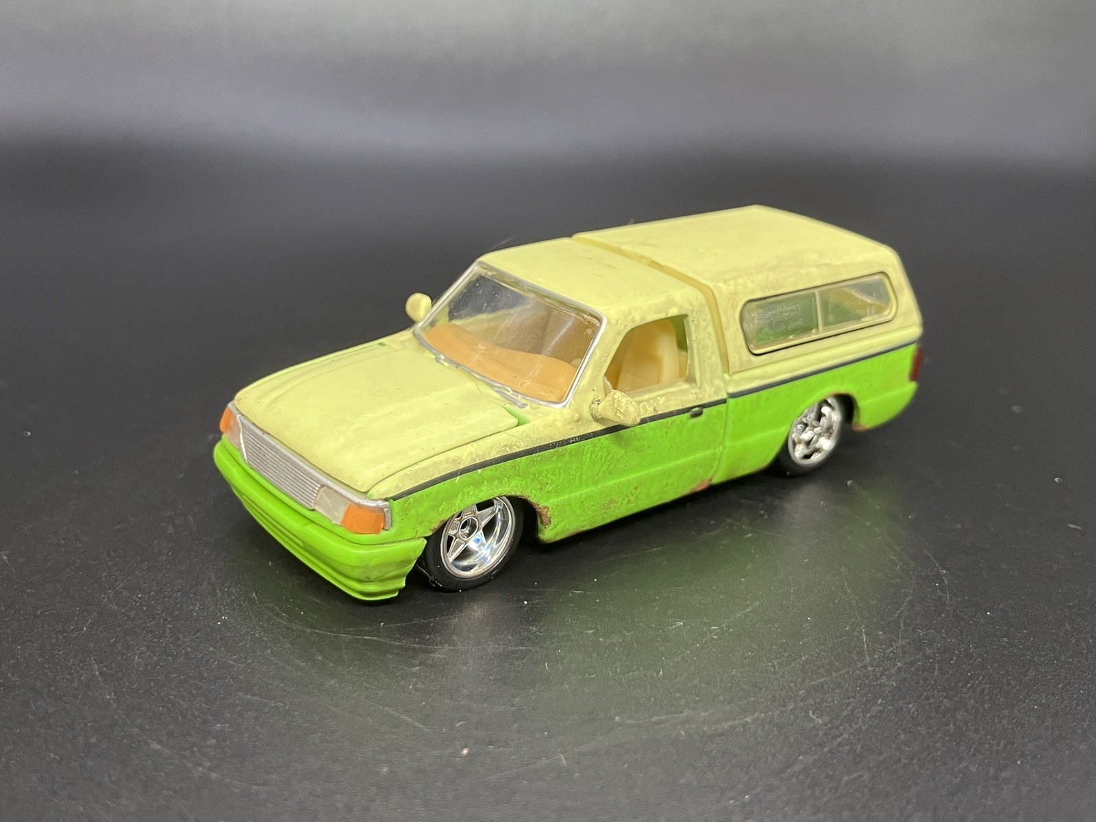 1995 Ford Ranger Pickup Truck Weathered Rusty Barn Find 1/64 Diecast Custom M2