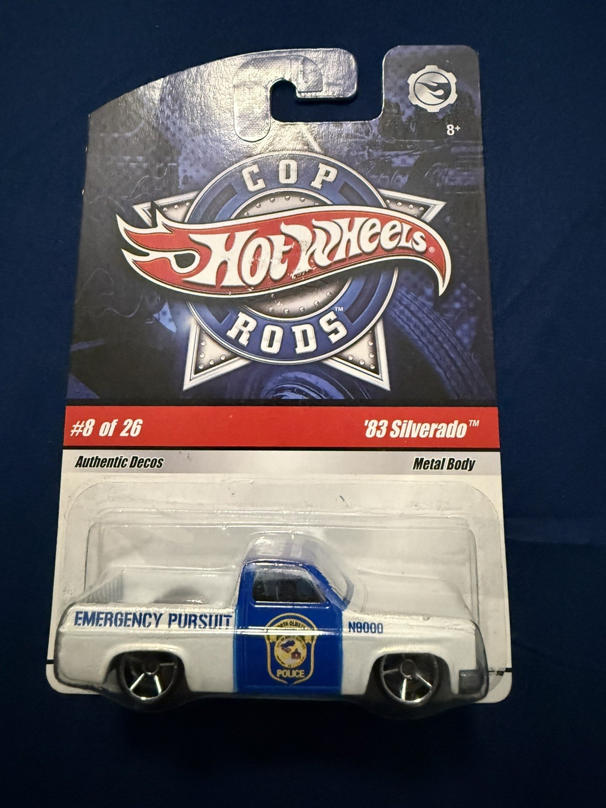 Hot Wheels Cop Rods 83 Chevy Silverado Emergency Pursuit ** the REAL DEAL