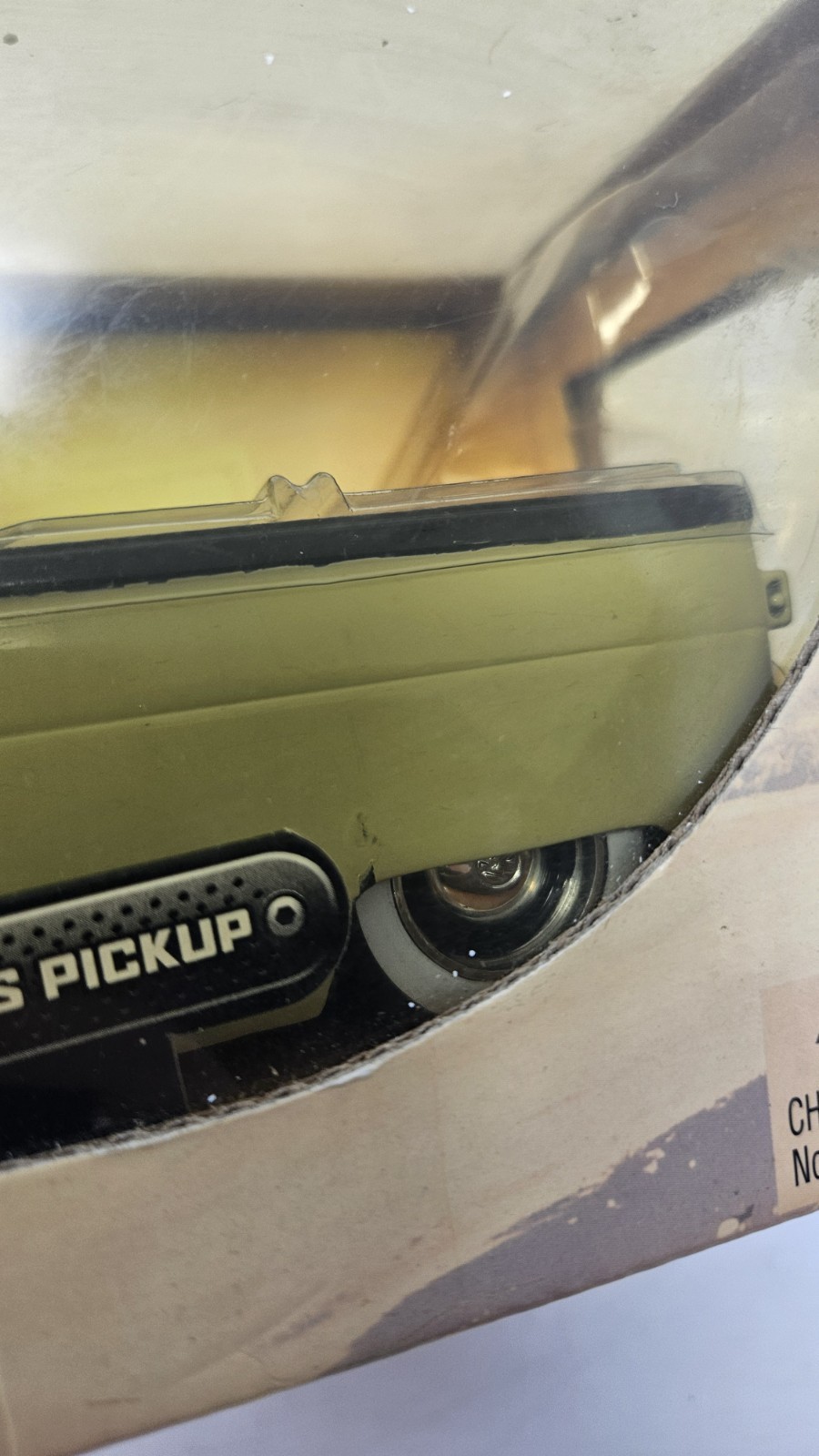 Jada Toys VDUBS Volkswagen Bus Pickup 1963 1:24 Diecast Black Tan – Box Damage