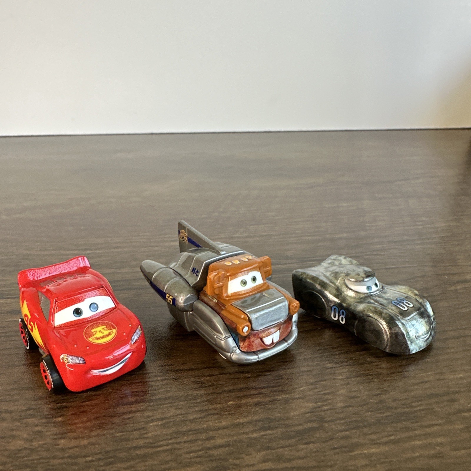 Pixar Cars On The Road Mini Racers Super Speed Mater Datz Jammin McQueen Salt