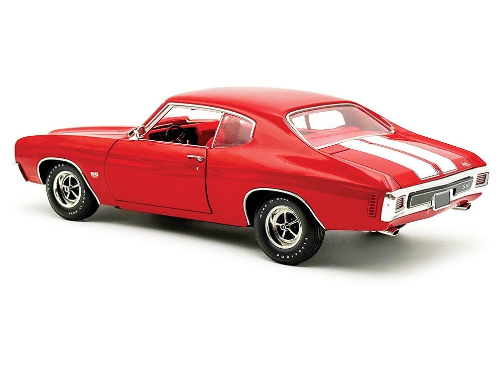 1970 CHEVROLET CHEVELLE SS 454 LS6 CRANBERRY RED 1/18 DIECAST BY ACME A1805530