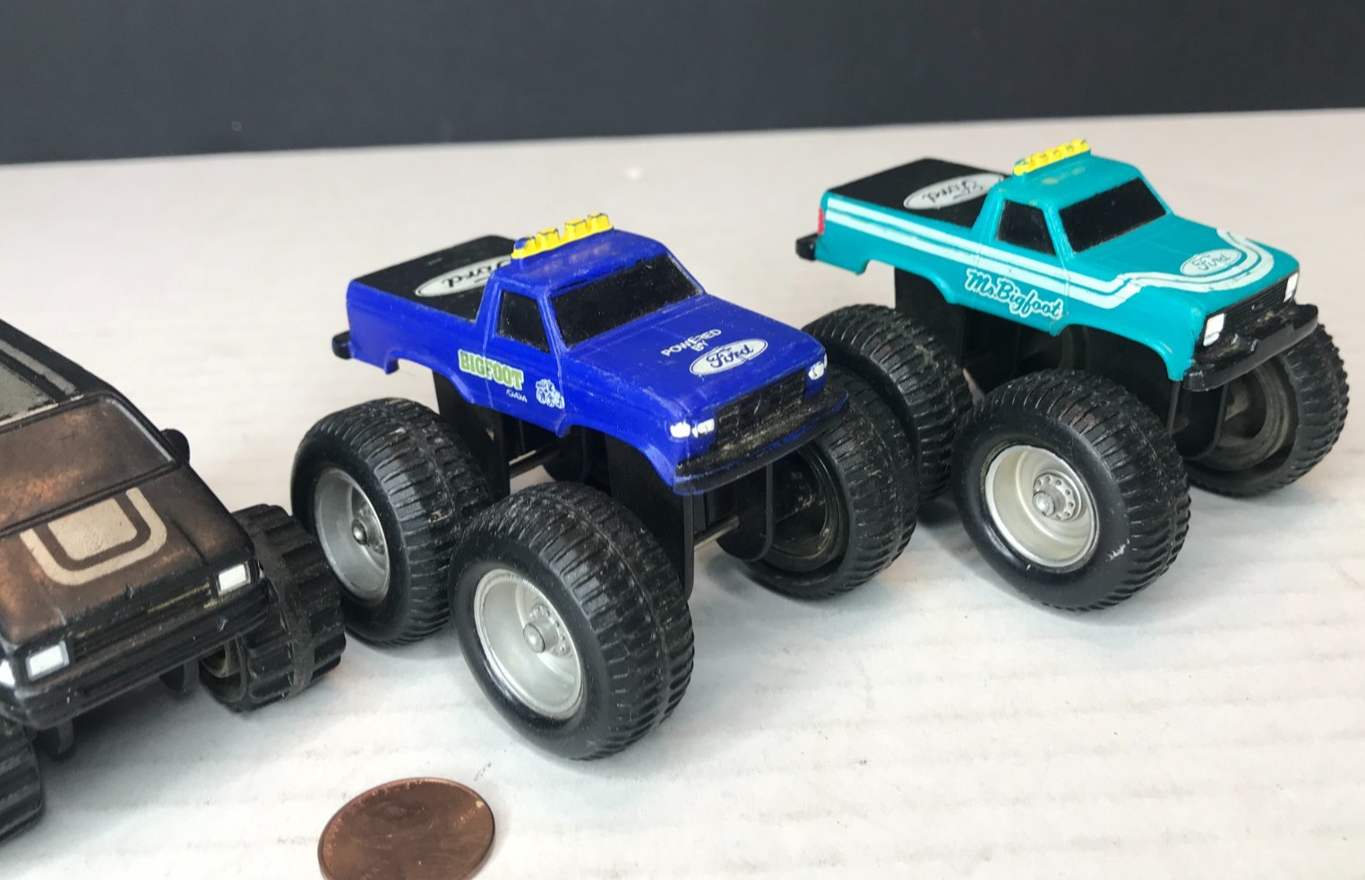 1987 McDonald’s Bigfoot, Ms Bigfoot, & Shuttle 4×4 Ford Monster Truck Van Lot