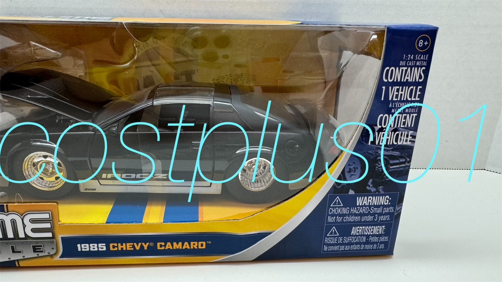 JADA BTM 1985 CHEVY CAMARO 1:24 BLACK REMOVABLE TOP