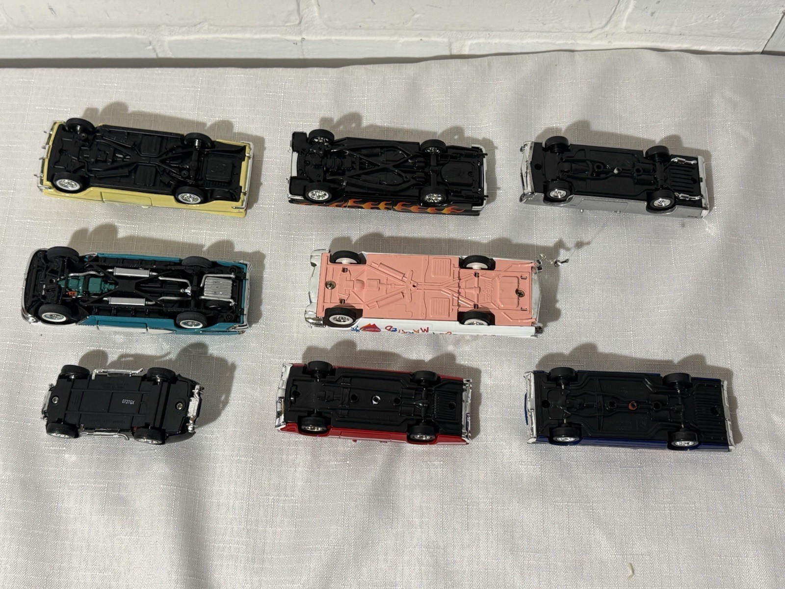 Lot of 8 Mixed 1/43 Convertible’s GTO Olds Cobra Impala Ford Cadillac Married